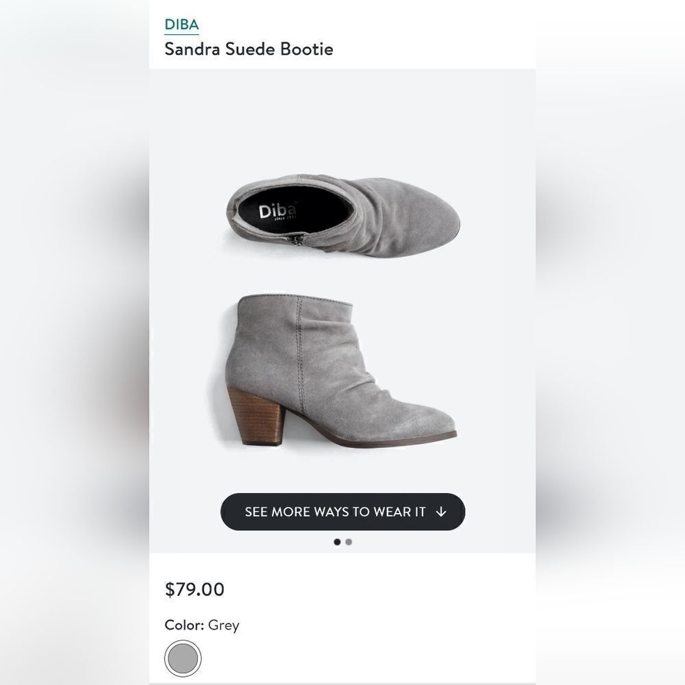 DIBA Sandra Suede Bootie - Picture 9 of 9